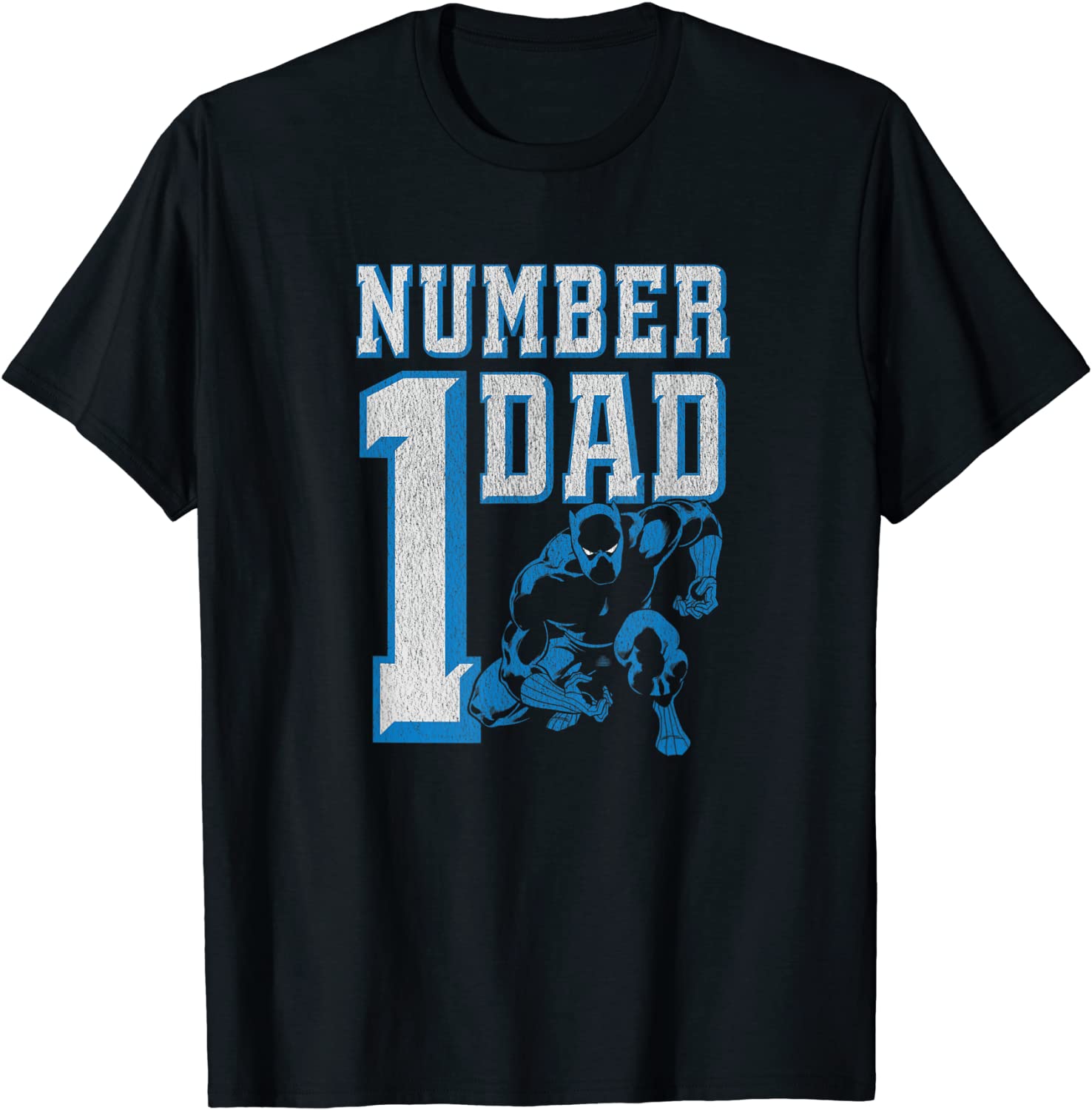 Marvel Black Panther Number 1 Dad Comic Book Mens T-Shirt
