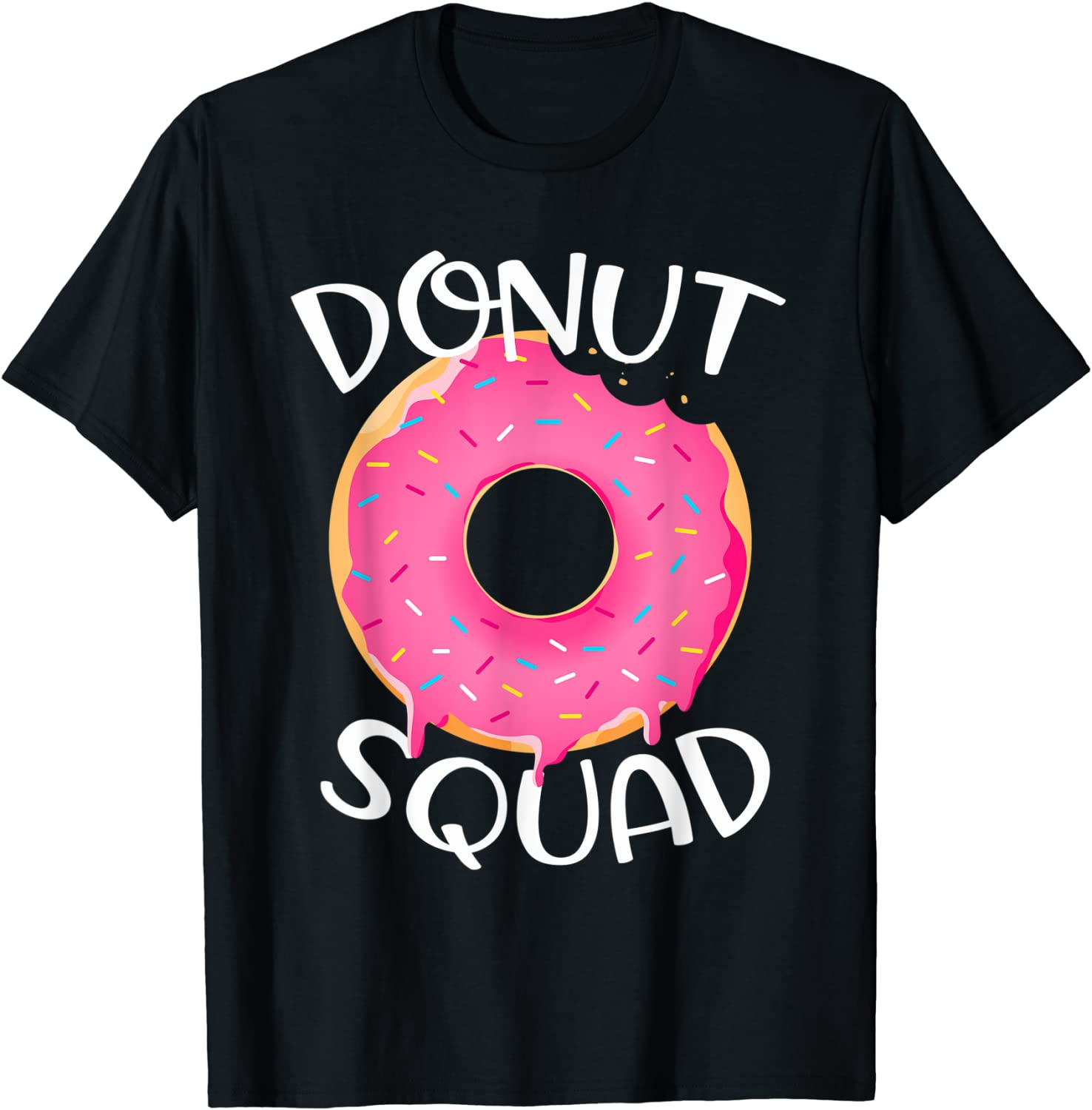 Donut Squad Funny Donut Cool Donut Lover Birthday Girls Gift T-Shirt