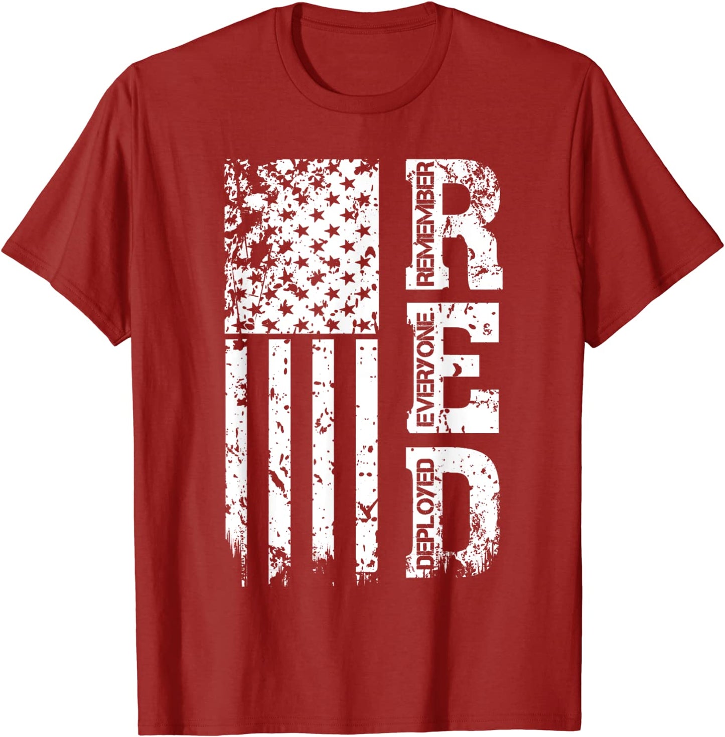 Remember Everyone Veteran Deployed RED Friday T-Shirt