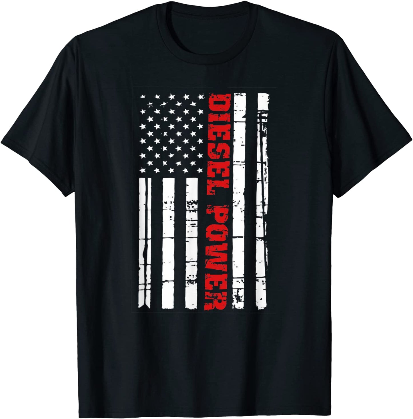 Diesel Power Flag Truck Turbo Brothers Mechanic Rig Trucker T-Shirt