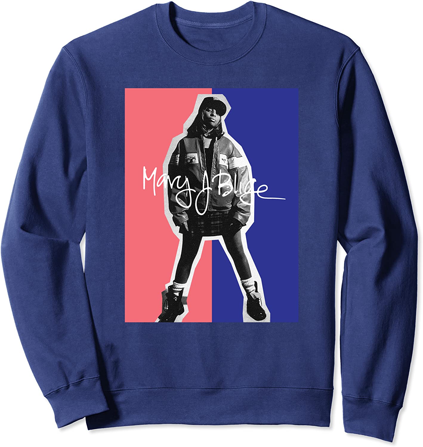 Mary J Blige Cut Out Photo Sweatshirt