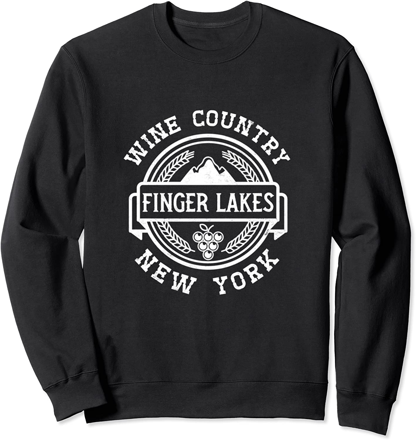 Finger Lakes New York Wine Country Upstate Wine Tour Travel Sweatshirt