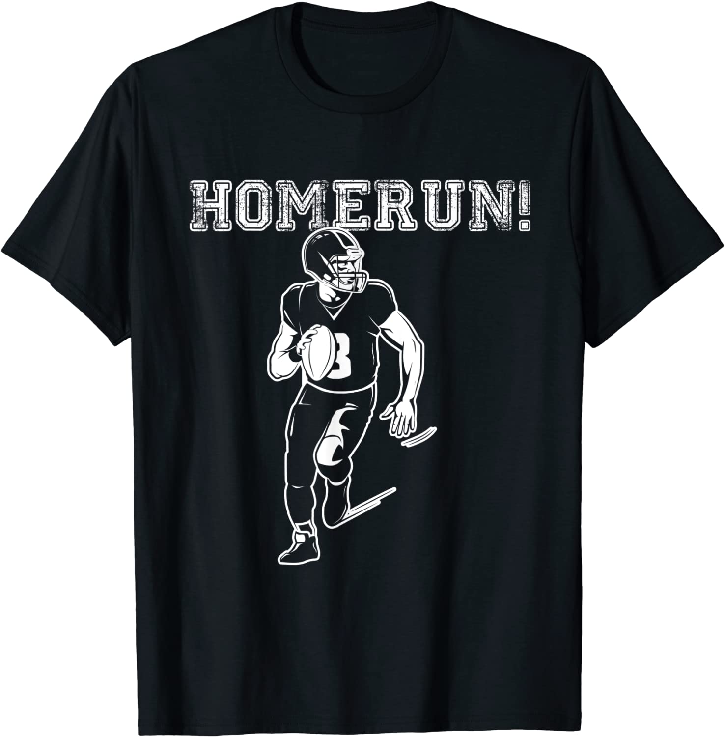 Homerun Football Baseball Sports Mix Up Humor Gift T-Shirt