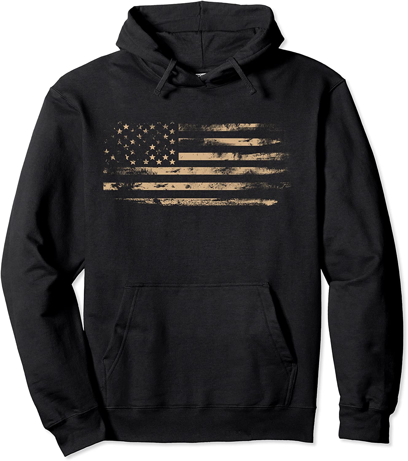 Distressed American Flag Hoodie Vintage USA Flags Patriotic