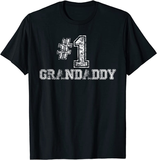 1 Grandaddy - Number One Sports Fathers Day Gift T-Shirt