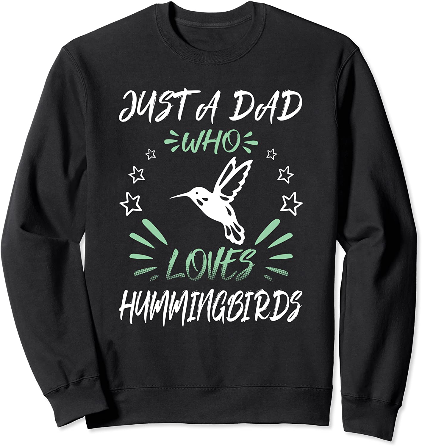 Just A DAD Who Loves Hummingbirds Sweatshirt