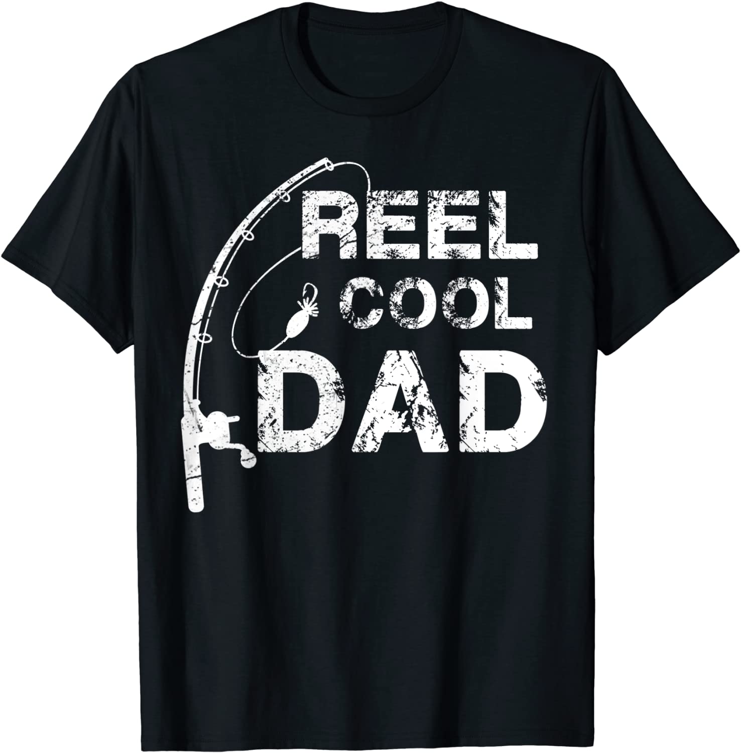 Reel Cool Dad T-Shirt Fishing Daddy Fathers Day Gift Shirt T-Shirt