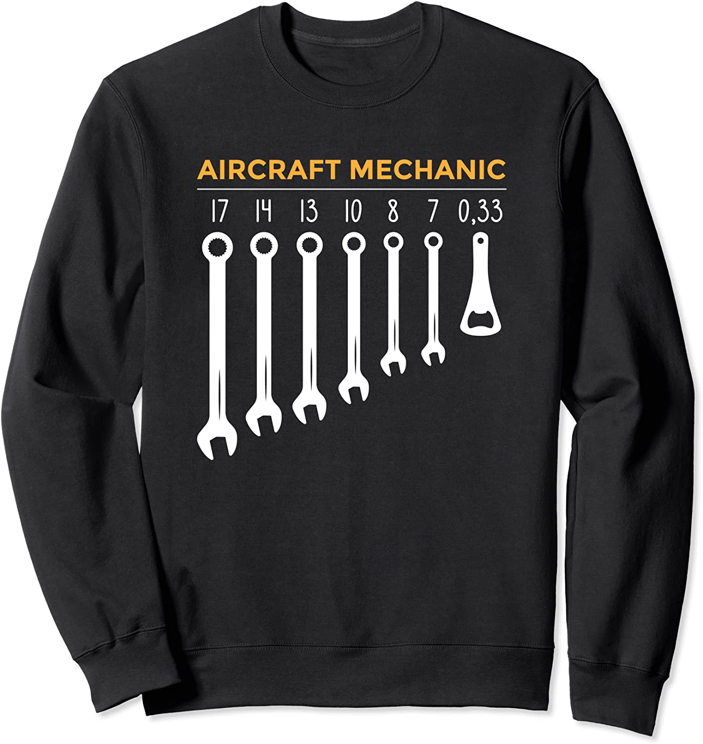 Aircraft Mechanic - Funny Tools Bottle Opener Sweatshirt