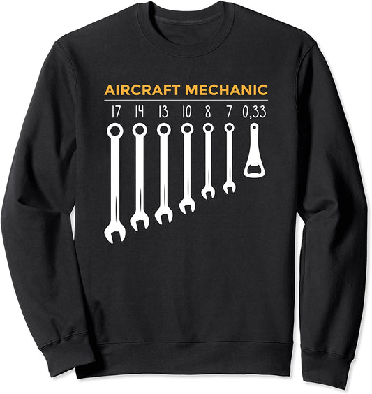 Aircraft Mechanic - Funny Tools Bottle Opener Sweatshirt