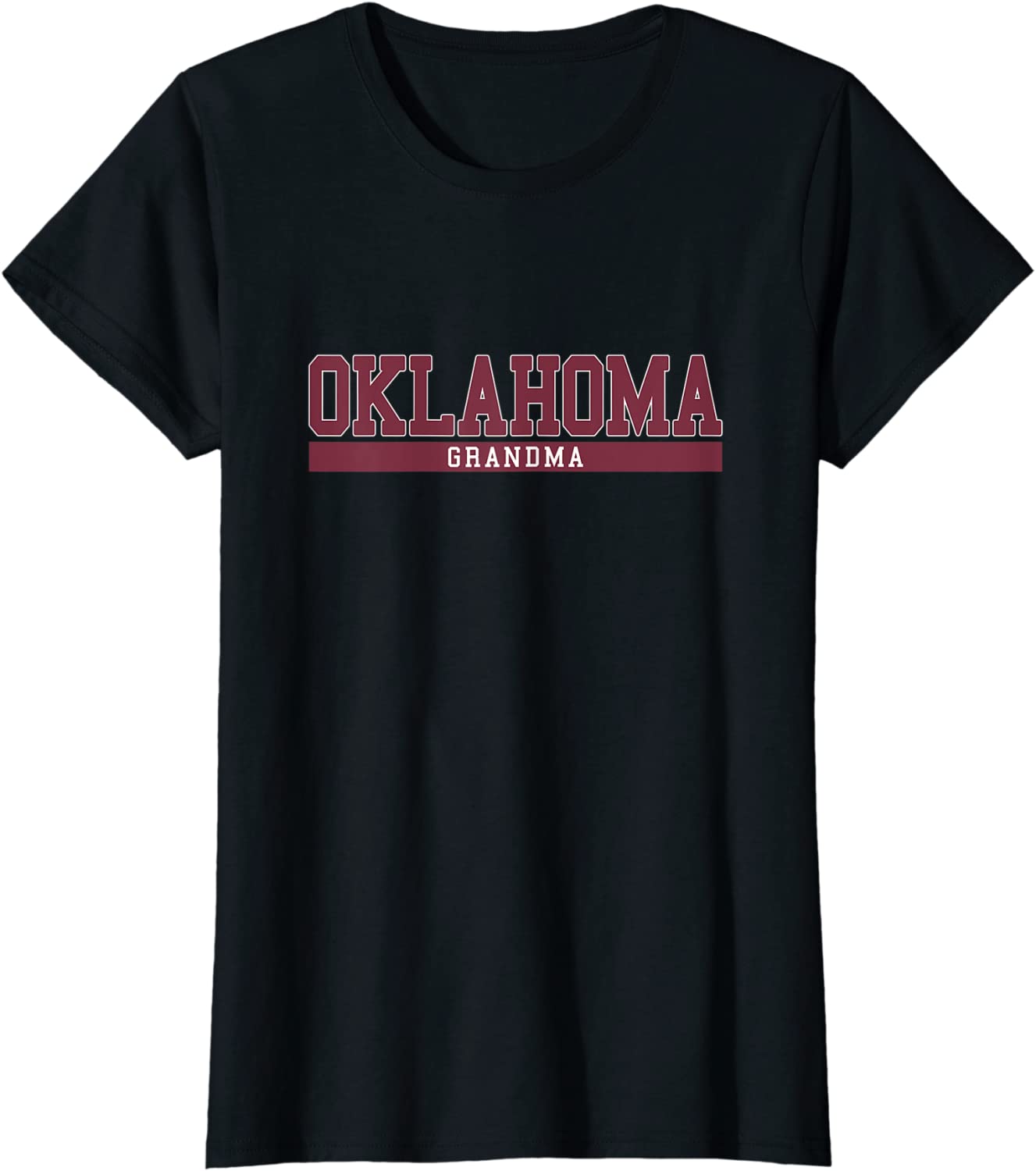 Womens Oklahoma State Grandma University Sports T-Shirt