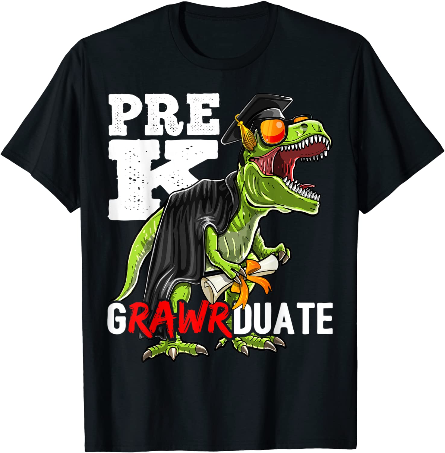 Pre-K Grawrduate Dinosaur Graduation Cap Gown Shirt Gift