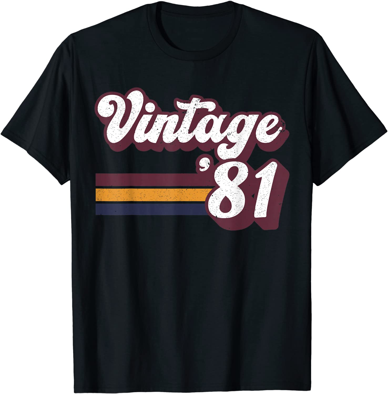 40th Birthday Gift - Retro 1981 40 years old Men Women T-Shirt