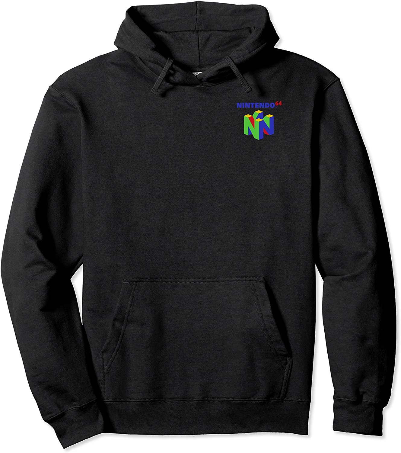 Nintendo Chest Pocket Classic N64 Logo Hoodie