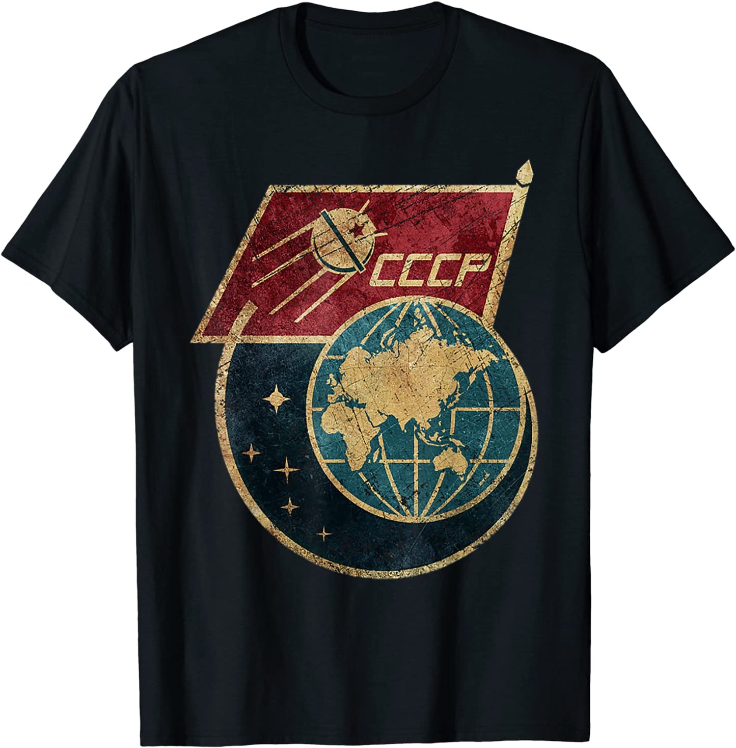 CCCP Original Russian Space Program USSR Gift Tshirt T-Shirt