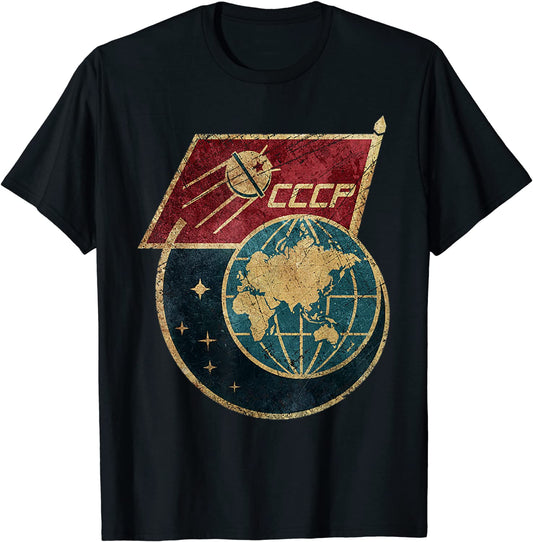 CCCP Original Russian Space Program USSR Gift Tshirt T-Shirt