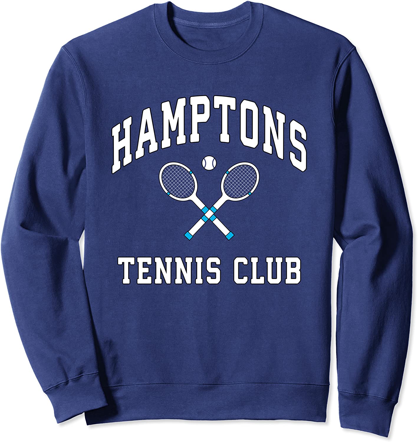 Hamptons Tennis Club Preppy New York Montauk Varsity Sweatshirt_1