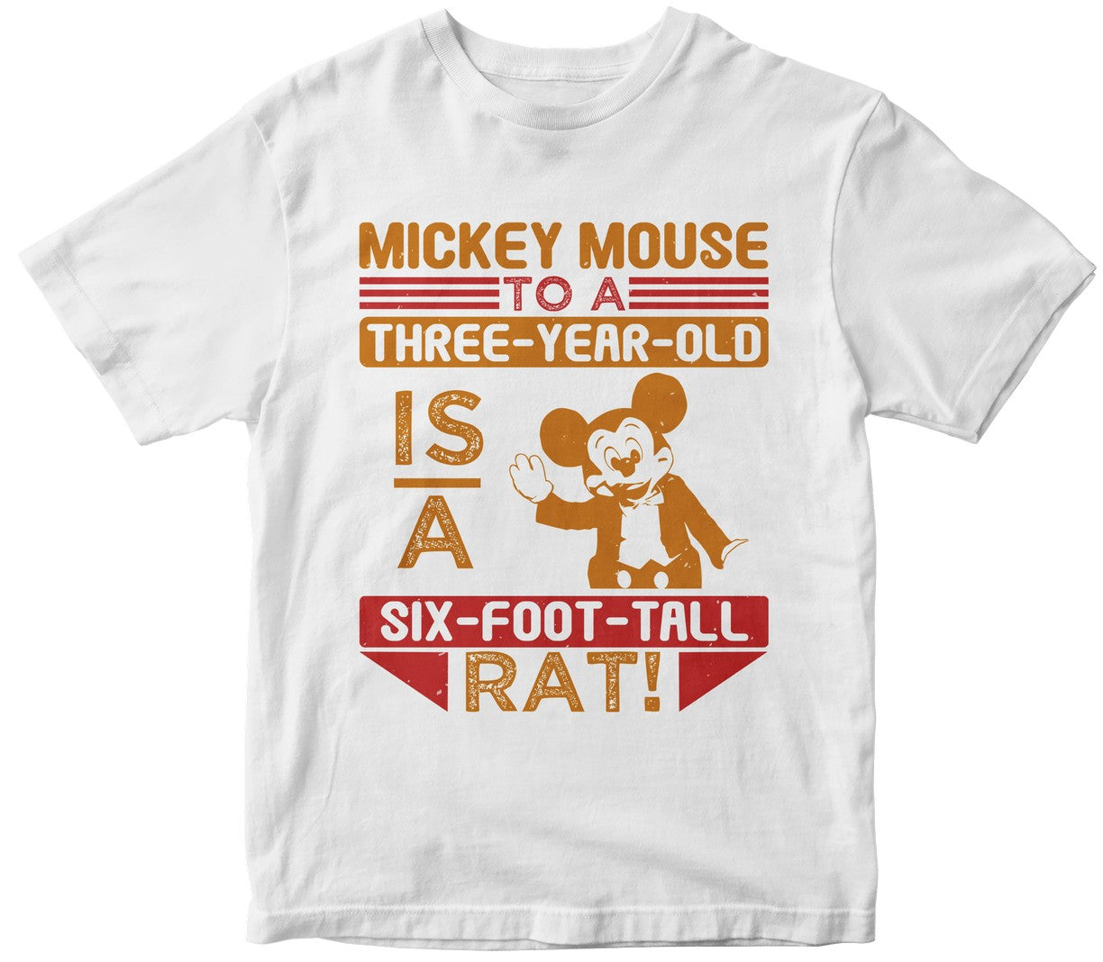 Mickey Mouse To A Three-Year-Old Is A Six-Foot-Tall Rat!