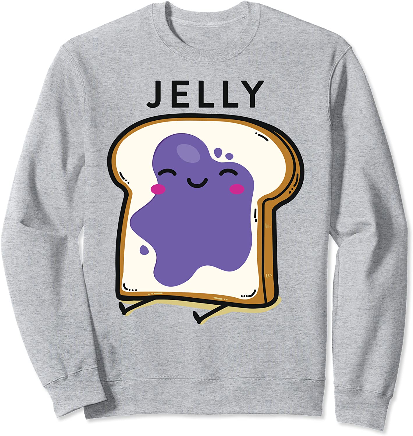 Peanut Butter Jelly Matching Couple Shirts His Hers Outfits Sweatshirt