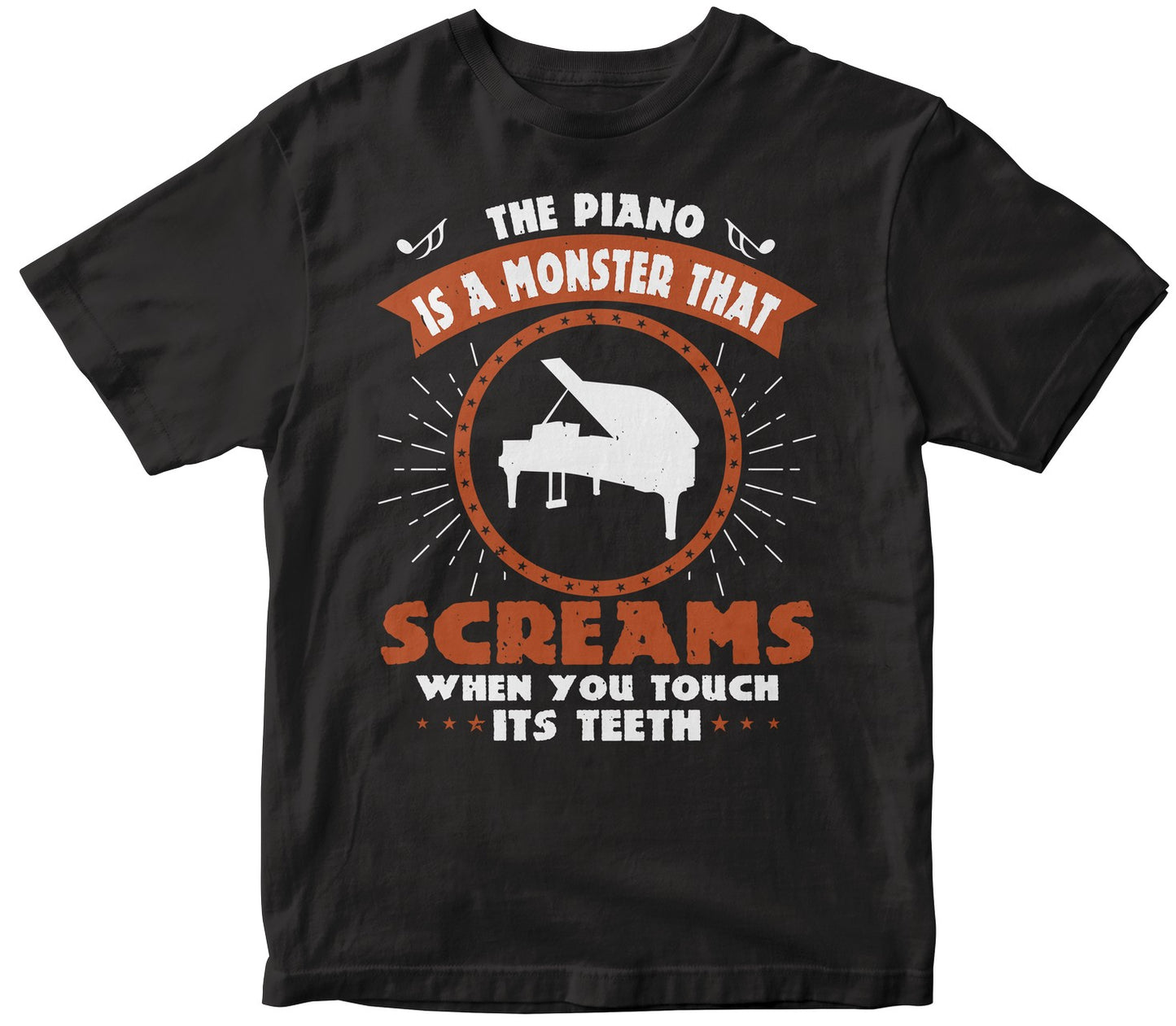 The Piano Is A Monster That Screams When You Touch Its Teeth