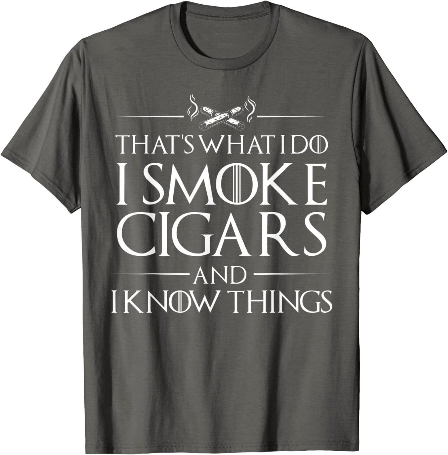 Smoke Cigars Smoker Shirt - Ideal Clever Class Men Gift T-Shirt