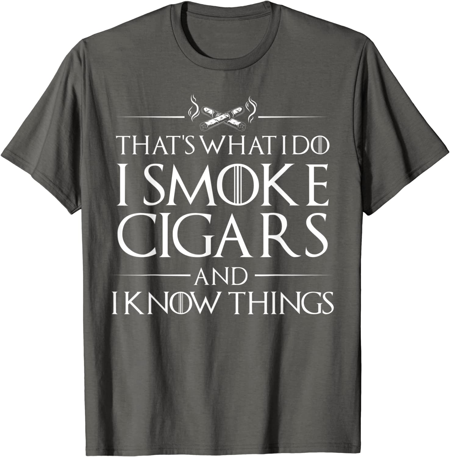 Smoke Cigars Smoker Shirt - Ideal Clever Class Men Gift T-Shirt
