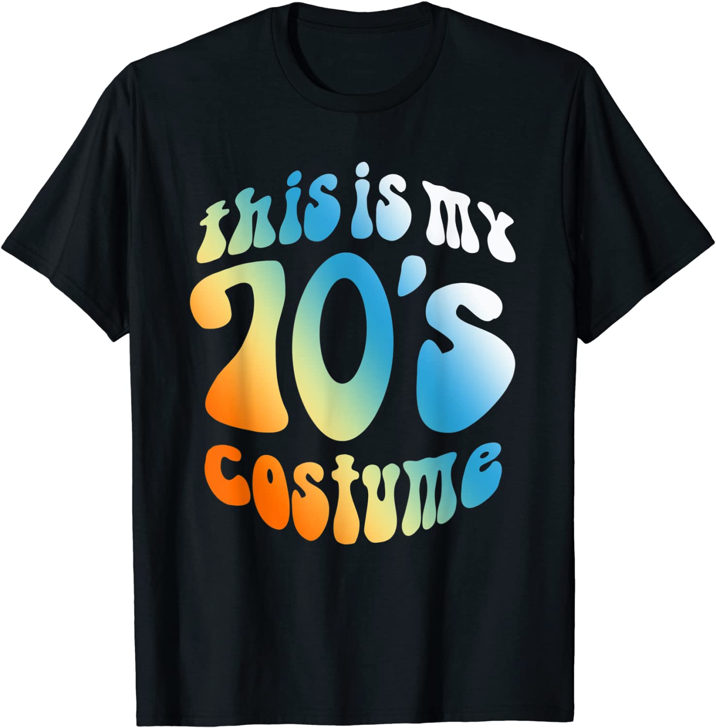 This Is My 70s Costume Vintage Retro T Shirt 1970s Shirt