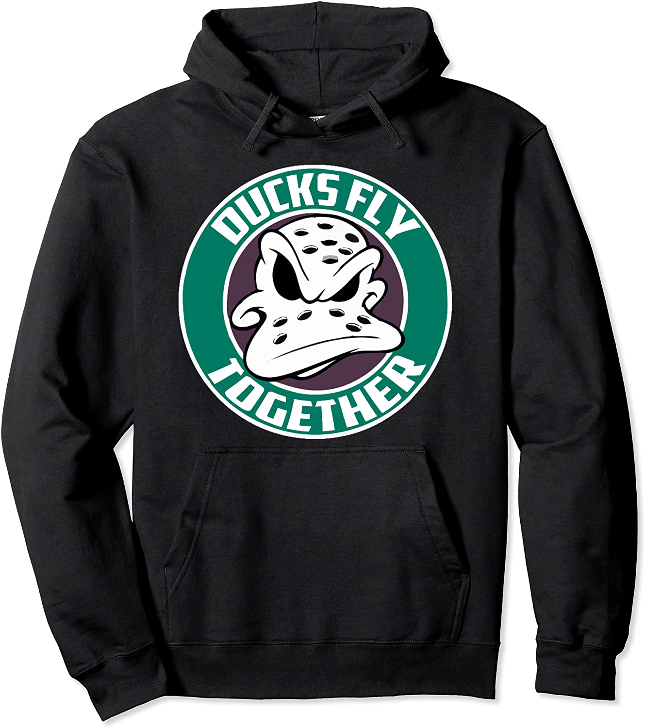 Retro Ducks Art Mighty Of Anaheim Hockey Love Sports For Fan Pullover Hoodie