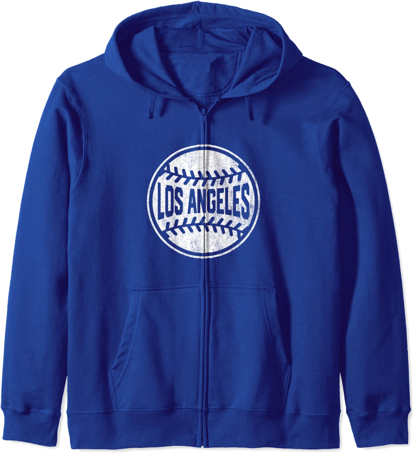 Vintage Los Angeles Baseball Stitches Hoodie