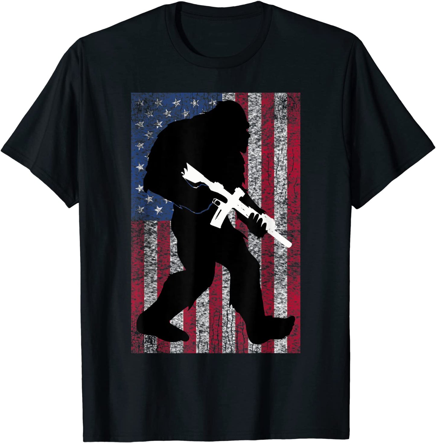Bigfoot 2nd Amendment Right to Bear Arms Gift for Gun Owner T-Shirt