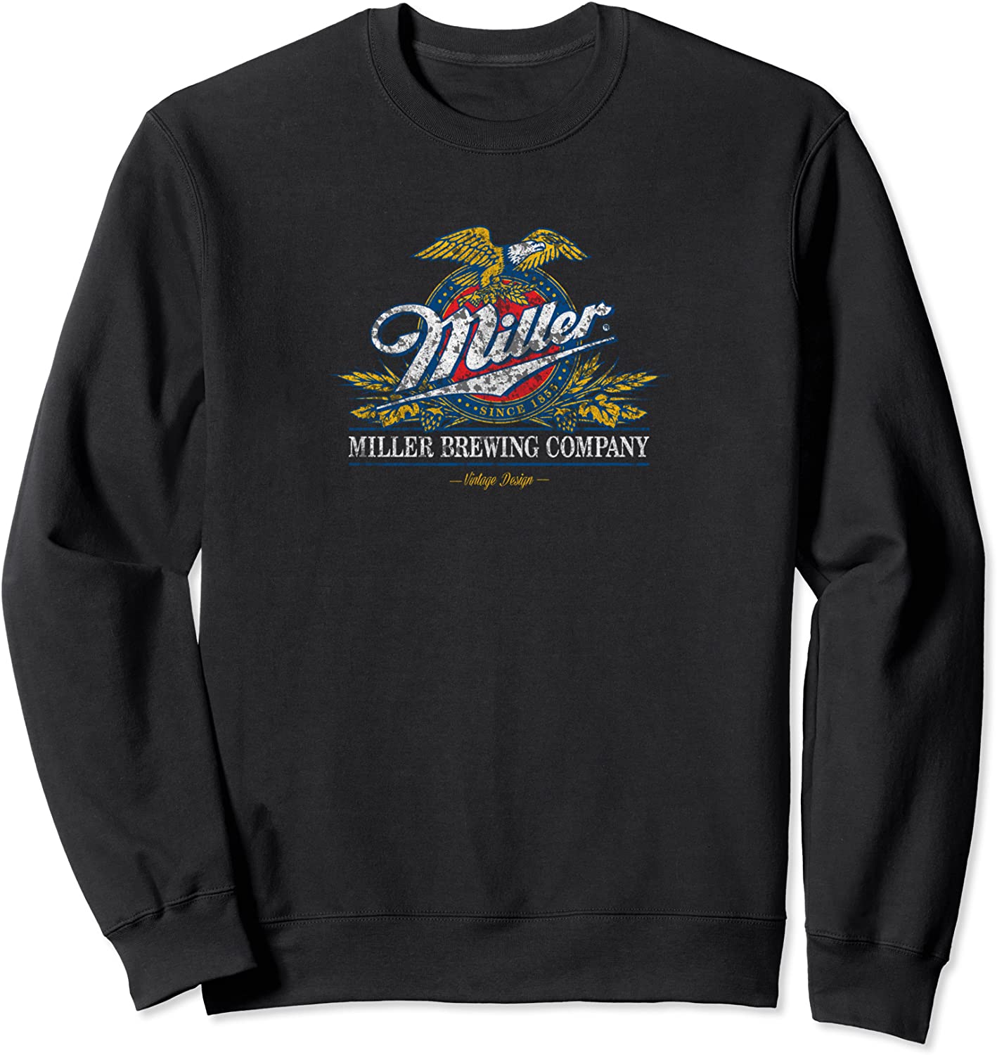 Miller Eagle Crest Beer Crew Sweatshirt