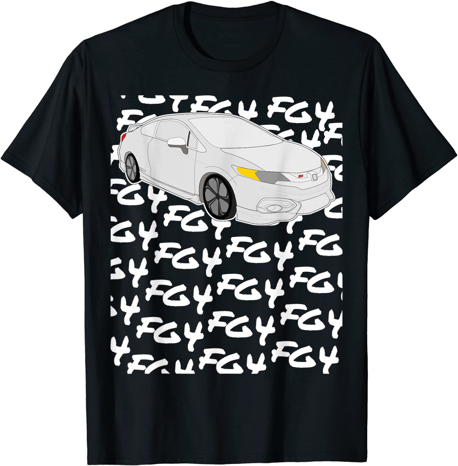 JDM Tuner Civic FG4 Si Sports Coupe - Cool Car Gifts T-Shirt