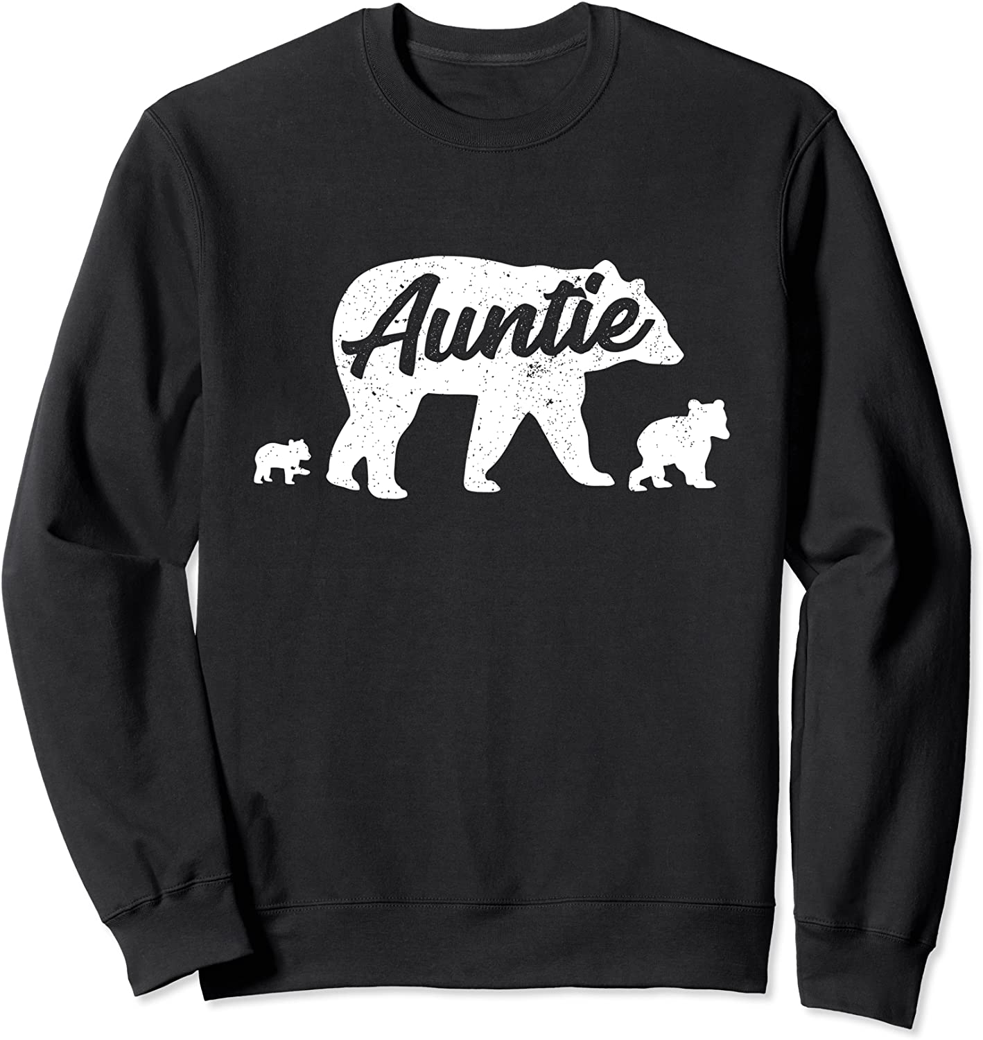 Vintage Auntie Aunt Bear with 2 Cub Mothers Day Sweatshirt