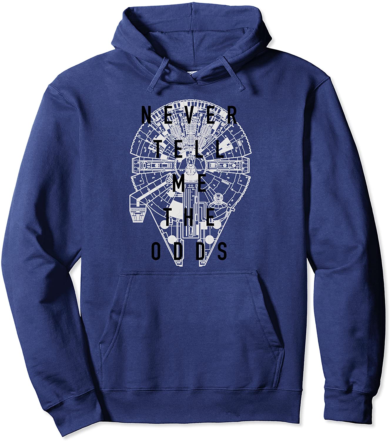 Star Wars Never Tell Me The Odds Millennium Falcon Hoodie