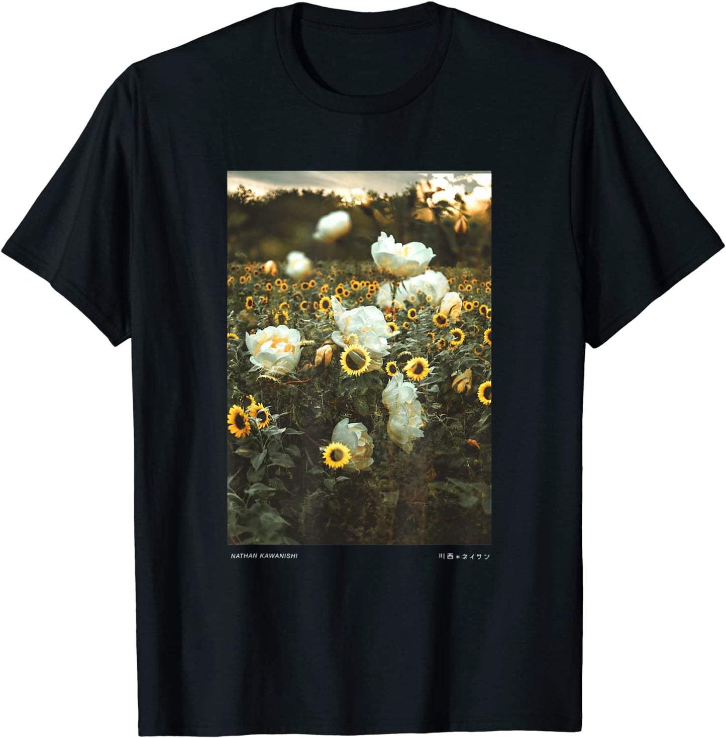 Aesthetic Floral Sunflower Streetwear Fashion Graphic Tee T-Shirt