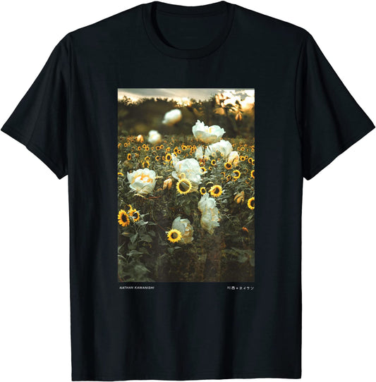 Aesthetic Floral Sunflower Streetwear Fashion Graphic Tee T-Shirt