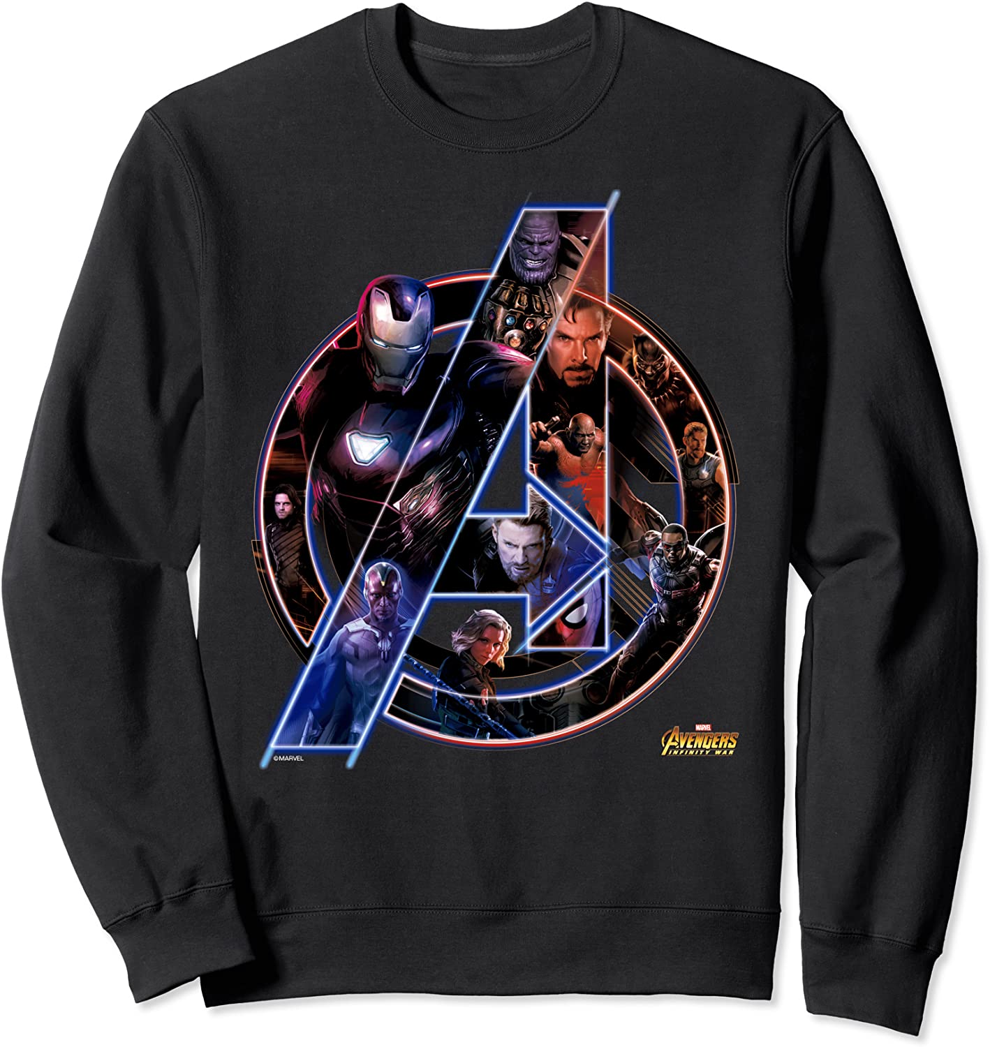 Marvel Avengers Infinity War Neon Team Sweatshirt