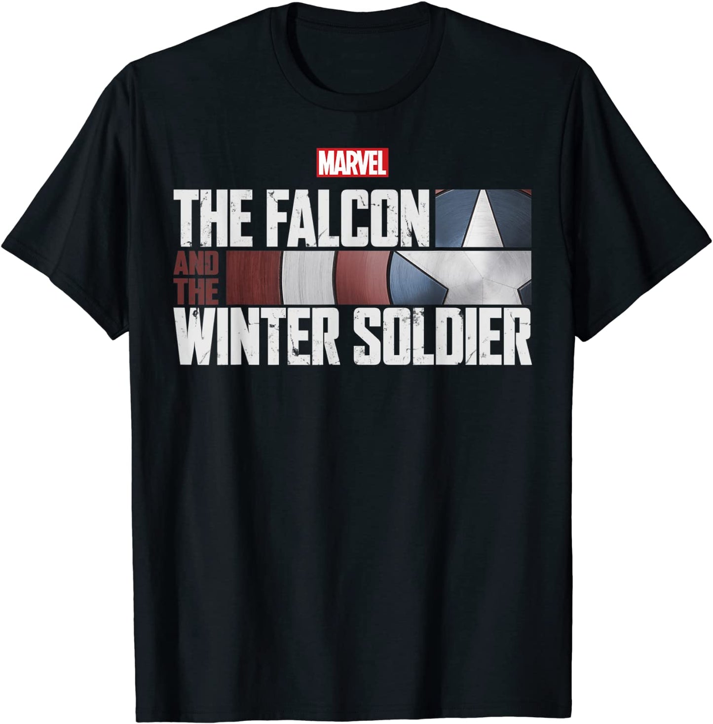 Marvel The Falcon And The Winter Soldier Shield Logo T-Shirt