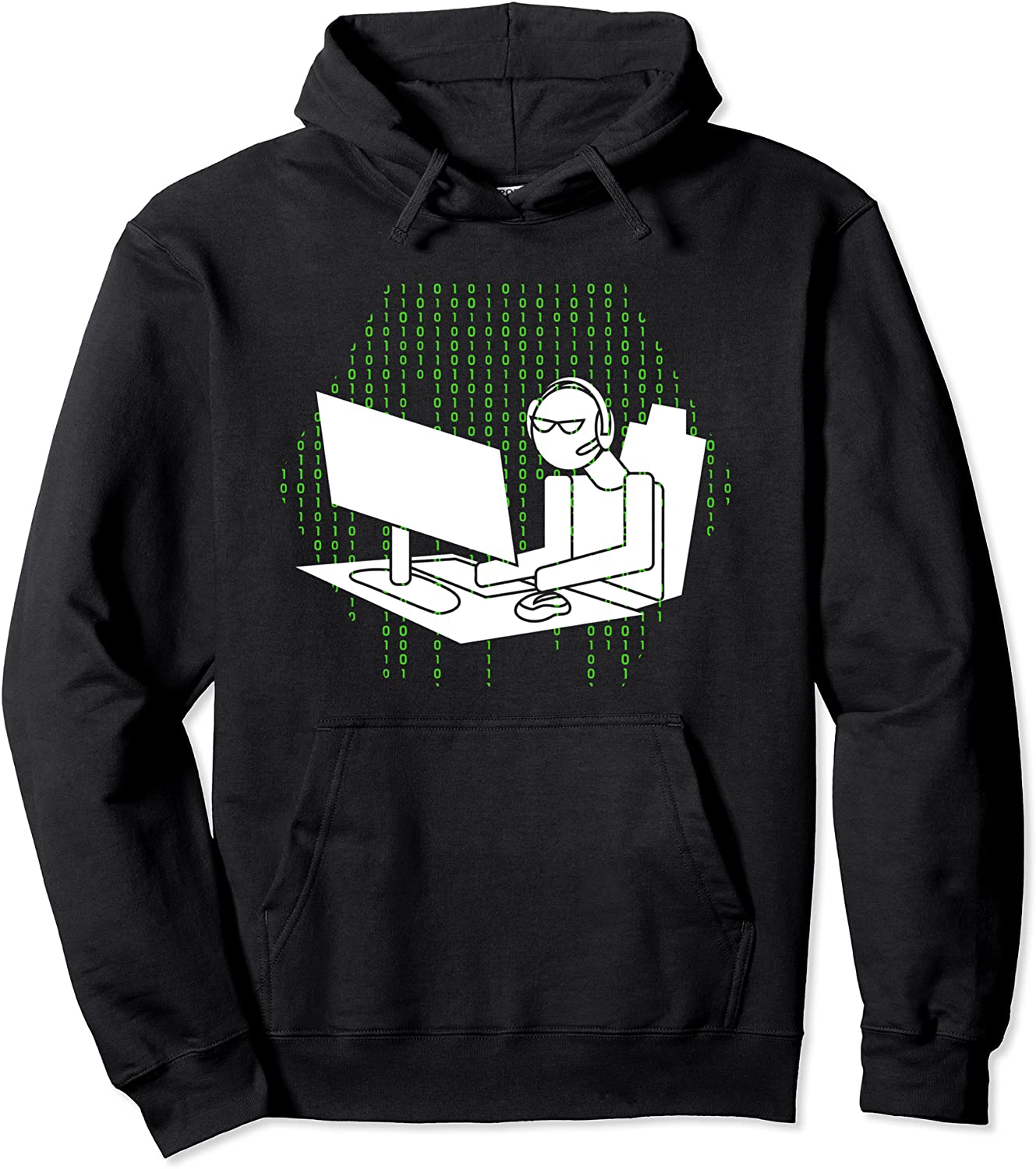 Computer Gamer Gift Men Women Kids WASD Keyboard PC Gaming Pullover Hoodie