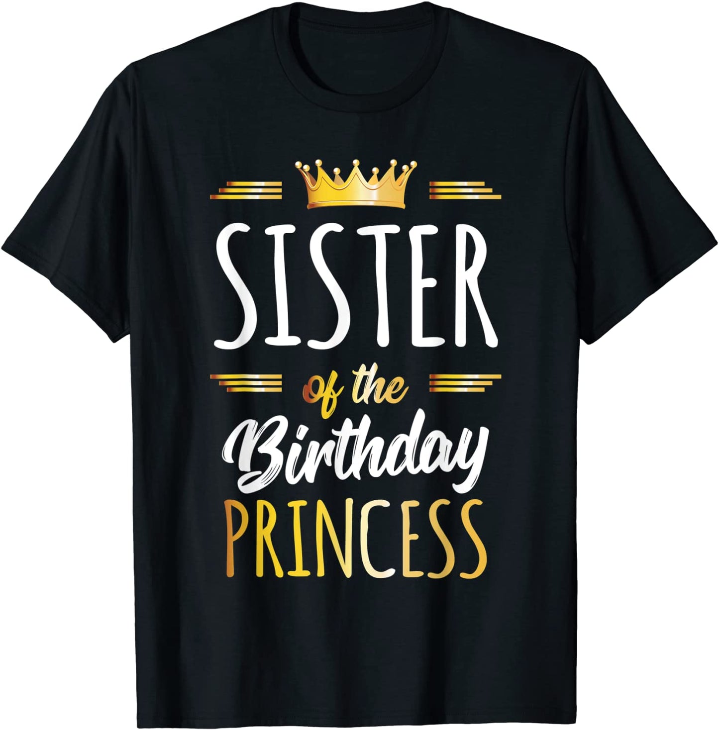 Sister Of The Birthday Princess Shirt Girls Birthday Party T-Shirt