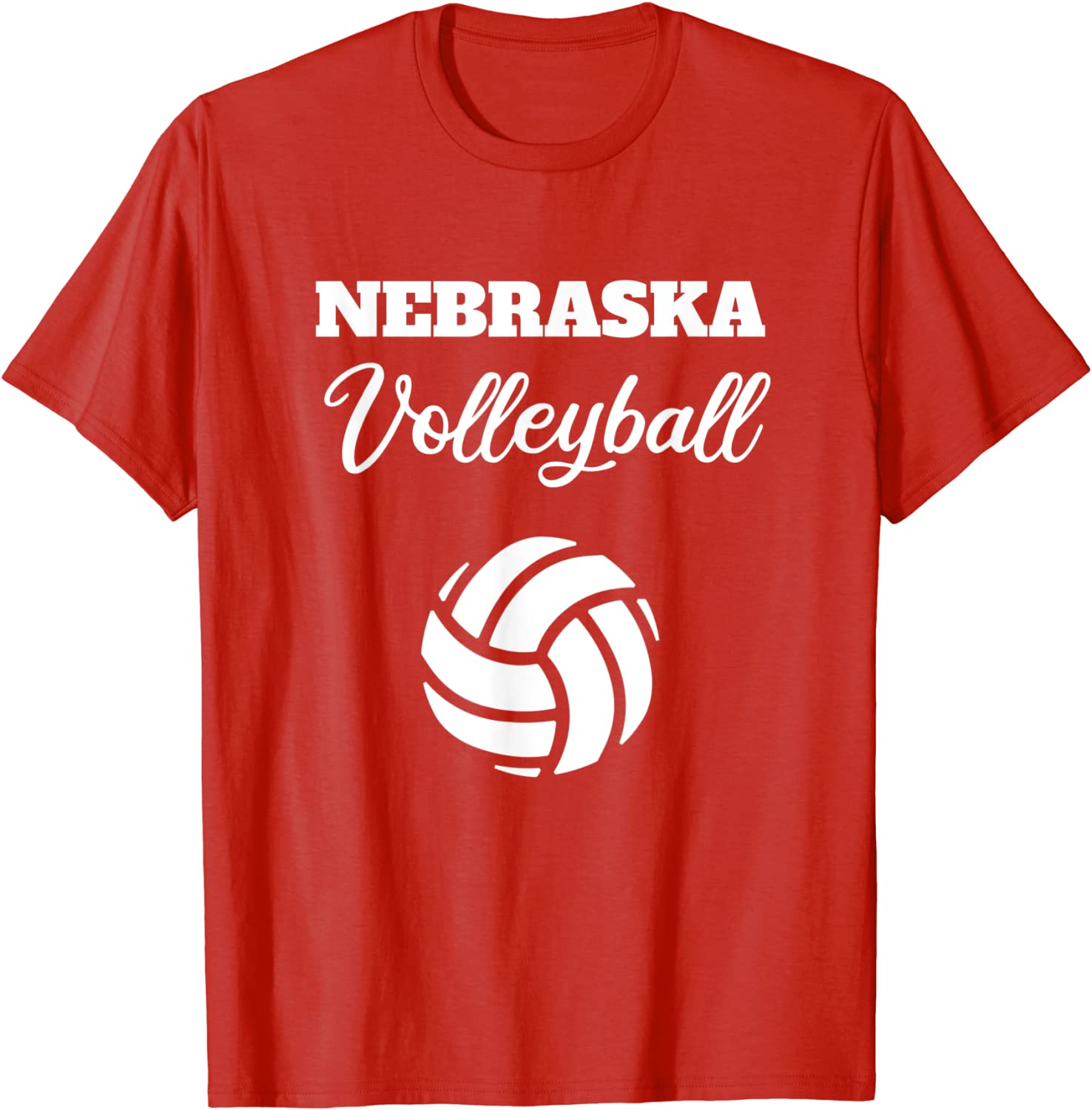 Nebraska Volleyball University Team School Sport Tee Gift T-Shirt