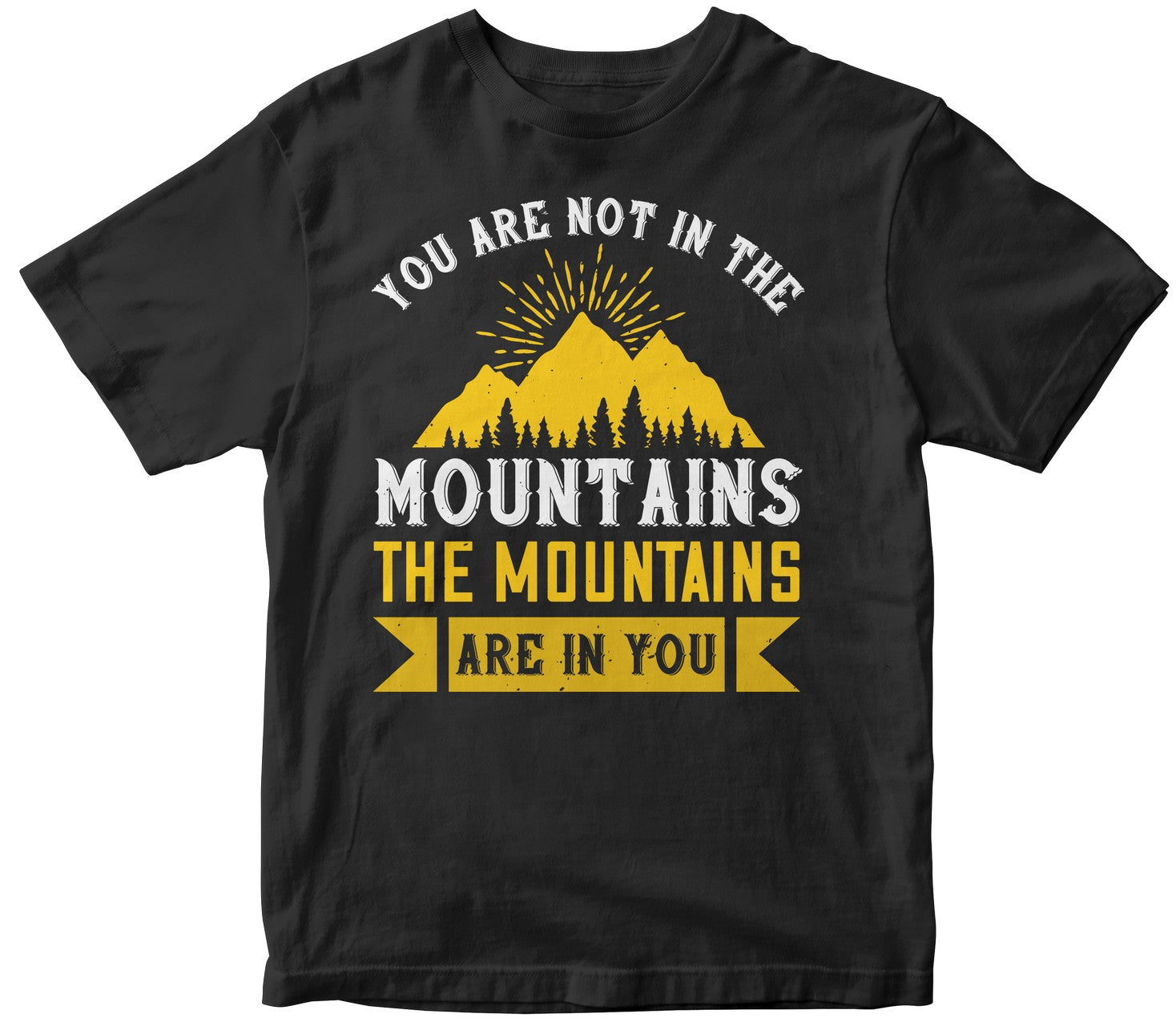 You Are Not In The Mountains. The Mountains Are In You