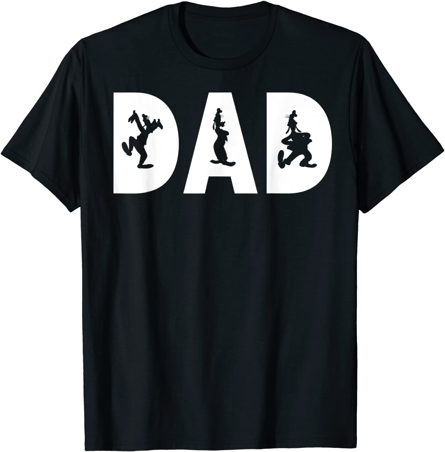 Mens Disney Mickey And Friends Fathers Day Goofy Dad Fill T-Shirt