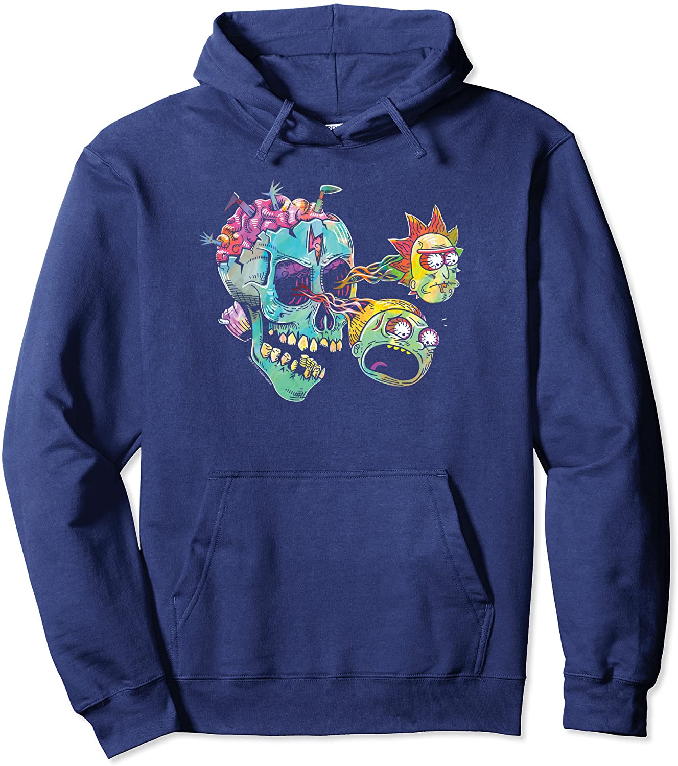 Rick and Morty Rick and Morty as Eyeballs Pullover Hoodie