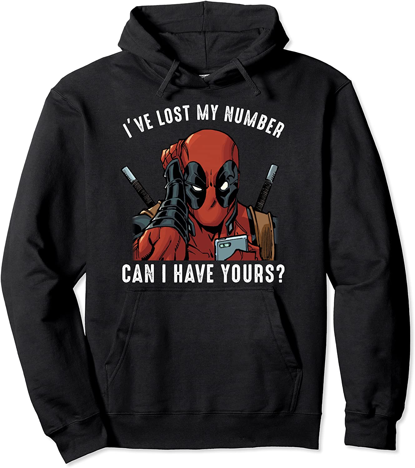 Marvel Deadpool Ive Lost My Number Can I Have Yours Hoodie