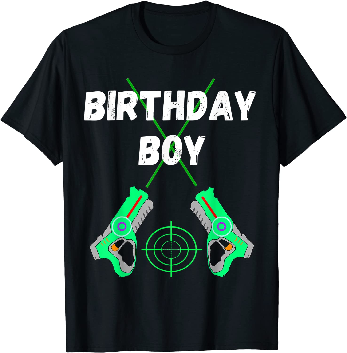 Laser Tag Birthday Boy Party Indoor Lasertag Game Player T-Shirt