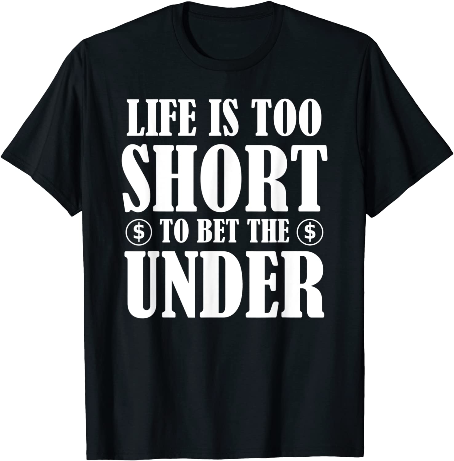 Bet the Over Sports Betting Gambling Sportsbook T-Shirt