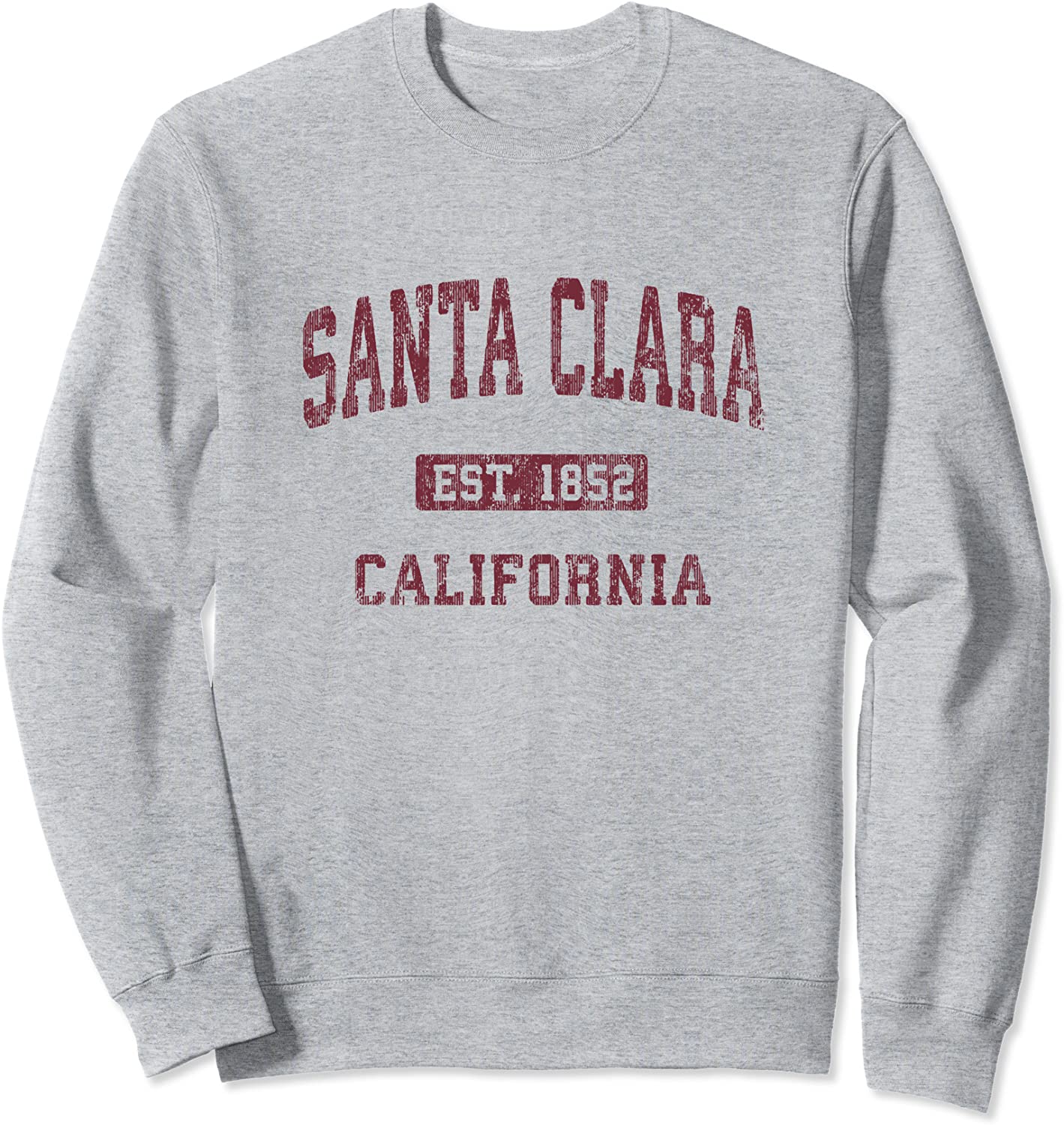 Santa Clara California CA Vintage Athletic Sports Design Sweatshirt