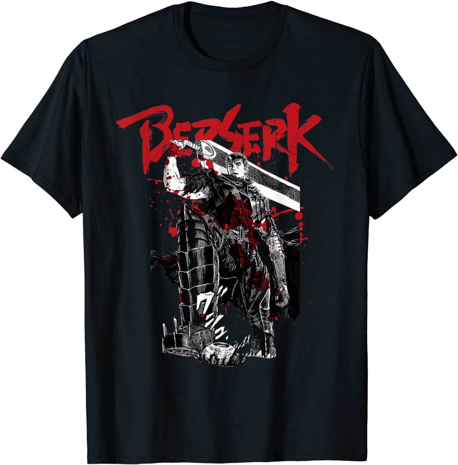 Retro Berserk Vaporwave Japanese Anime Manga Series Outfits T-Shirt