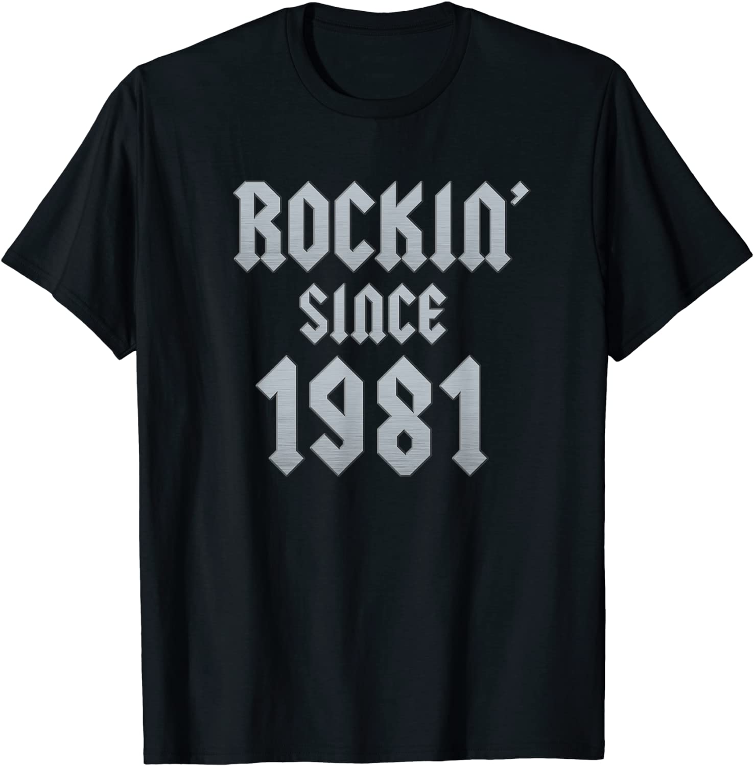 Gift for 40 Year Old Classic Rock 1981 40th Birthday T-Shirt