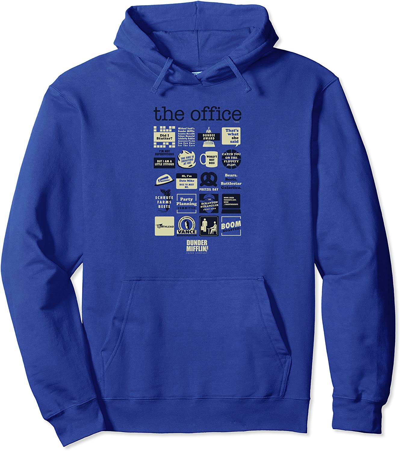 The Office Quote Mash-Up Hooded Sweatshirt Pullover Hoodie